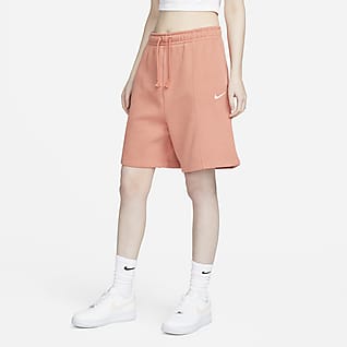 Nike Sportswear Essential Shorts a vita alta in fleece – Donna