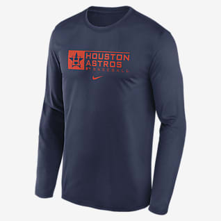 Nike Dri-FIT Team (MLB Houston Astros) Men's Long-Sleeve T-Shirt