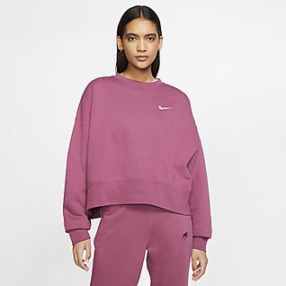 pink nike jumper womens
