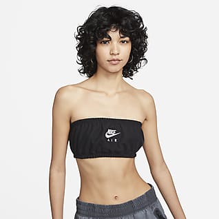 Nike Air Γυναικεία πικέ μπλούζα σε στιλ μπαντό