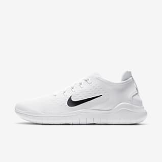Mens White Nike Free RN Shoes. Nike.com