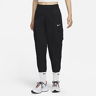 Nike Sportswear Essentials Curve 女子梭织高腰长裤