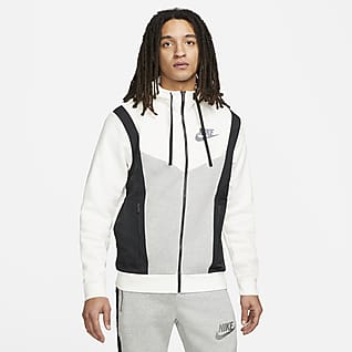 Nike Sportswear Hybrid Felpa in fleece con cappuccio e zip a tutta lunghezza