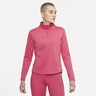 Nike Therma-FIT One Γυναικεία μακρυμάνικη μπλούζα με φερμουάρ στο μισό μήκος