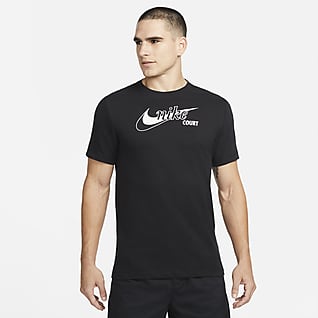 NikeCourt Dri-FIT Tennis-T-Shirt mit Swoosh für Herren
