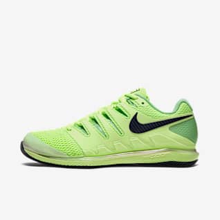 nike tennis shoes green