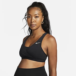 Nike Dri-FIT Swoosh (M) Padded sport-bh met medium ondersteuning (zwangerschapskleding)