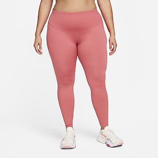 Nike One Damen-Leggings mit halbhohem Bund (große Größe)