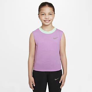 Nike Yoga Dri-FIT Camiseta de tirantes para niña talla grande