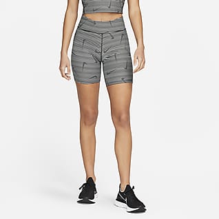 Nike Dri-FIT Hardloopshorts met halfhoge taille voor dames