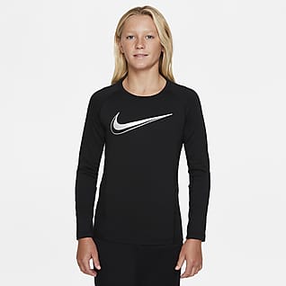 Nike Pro Dri-FIT Older Kids' (Boys') Long-Sleeve T-Shirt