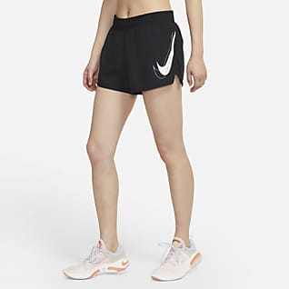 black nike shorts with colorful trim