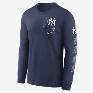 Nike Team Slider (MLB New York Yankees) Men's Long-Sleeve T-Shirt