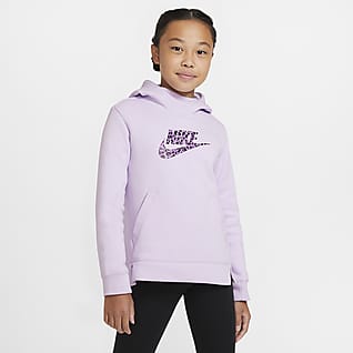 girls black nike jumper