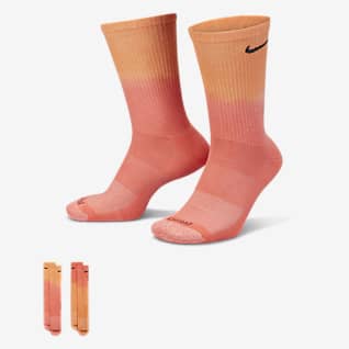 Nike Everyday Plus Cushioned Κάλτσες μεσαίου ύψους (δύο ζευγάρια)