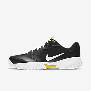 nike black court shoes