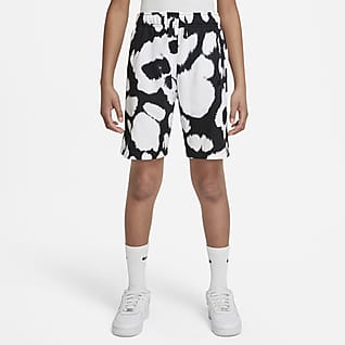 Nike Sportswear Shorts de French Terry estampados para niño talla grande