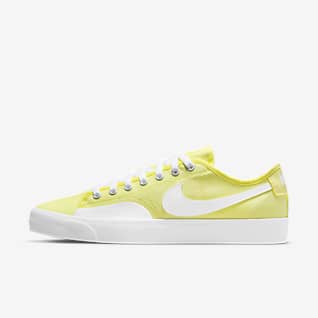 all yellow nike shoes