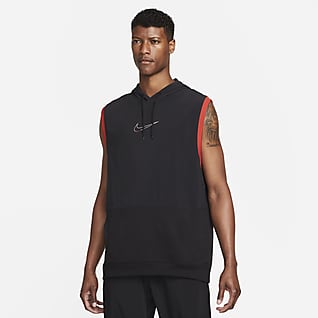 Nike Dri-FIT Maglia pullover da training senza maniche con cappuccio – Uomo