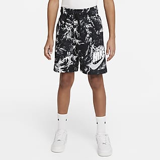 Nike Sportswear Kraťasy z francouzského froté a s potiskem pro větší děti (chlapce)