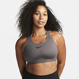 Nike Dri-FIT Swoosh Yüksek Destekli Dolgusuz Ayarlanabilir Kadın Spor Sütyeni