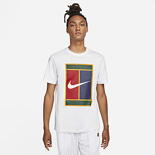 NikeCourt Camiseta de tenis con logotipo - Hombre
