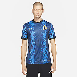 Inter Mediolan Stadium 2021/22 (wersja domowa) Męska koszulka piłkarska Nike Dri-FIT
