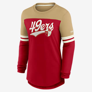 Nike Dri-FIT Retro Script (NFL San Francisco 49ers) Women's Long-Sleeve T-Shirt