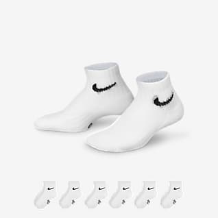 Nike Dri-FIT Calcetines hasta el tobillo para niños talla pequeña (6 pares)