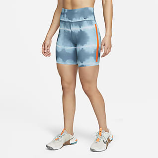 Nike Dri-FIT One Luxe Women's 7" Mid-Rise Printed Training Shorts