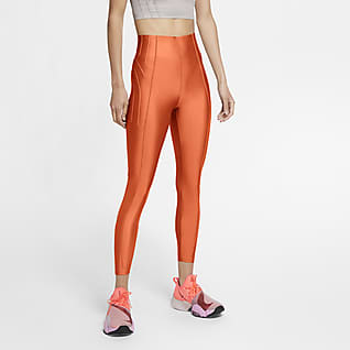 nike training seamless yoga leggings in black