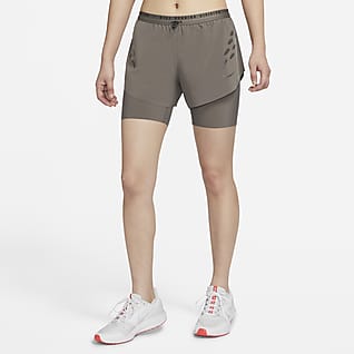 Nike Dri-FIT Run Division 2-In-1 女子跑步短裤