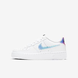 Venta \u003e tenis nike blancos con plateado \u003e en stock