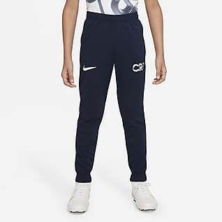 Nike Dri-FIT CR7 Πλεκτό ποδοσφαιρικό παντελόνι για μεγάλα παιδιά