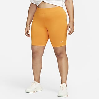 Nike Sportswear Essential Shorts de ciclismo de tiro medio para mujer (talla grande)