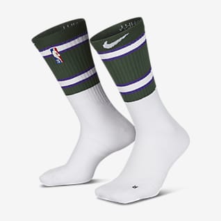 Milwaukee Bucks Elite City Edition Nike NBA Crew Socks