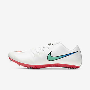 all white nike running shoes