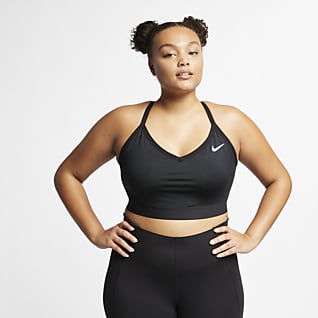 Nike Dri-FIT Indy Bra deportivo acolchado de baja sujeción para mujer (Talla grande)