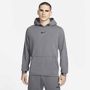 Nike Pro Felpa pullover da training in fleece con cappuccio - Uomo