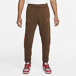 Nike Air Ανδρικό παντελόνι φόρμας από φλις ύφασμα με χνουδωτή υφή στο εσωτερικό