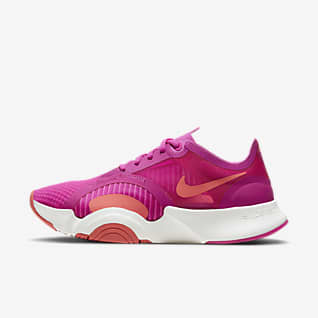pink cross training shoes
