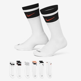 Nike Everyday Plus Cushioned Středně vysoké ponožky pro děti (6 párů)