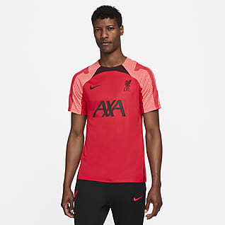 Liverpool FC Strike Pánské fotbalové tričko s krátkým rukávem Nike Dri-FIT