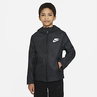 nike black jacket boys