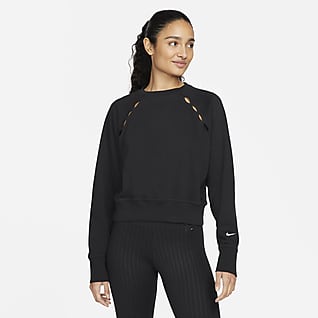 Nike Dri-FIT Get Fit Women's Cropped Fleece Training Crew Sweatshirt