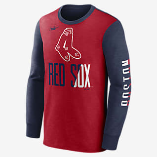 Nike Cooperstown Rewind Splitter (MLB Boston Red Sox) Men's Long-Sleeve T-Shirt