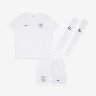 England 2022 Home Nike Fußballtrikot-Set für jüngere Kinder