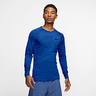 nike base layer blue