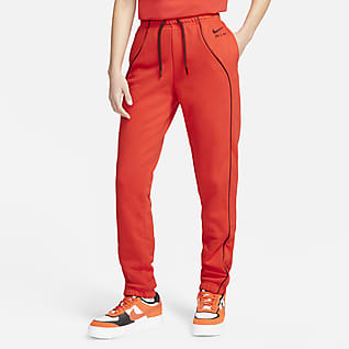 Nike Air Dámské flísové běžecké kalhoty se středně vysokým pasem