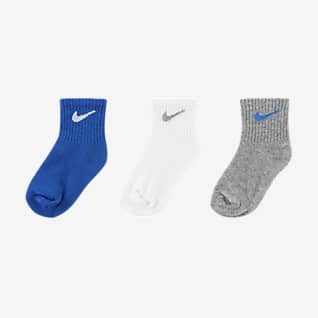 Nike Calcetines hasta el tobillo para niños pequeños (3 pares)